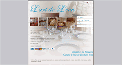 Desktop Screenshot of lartdeleau.fr